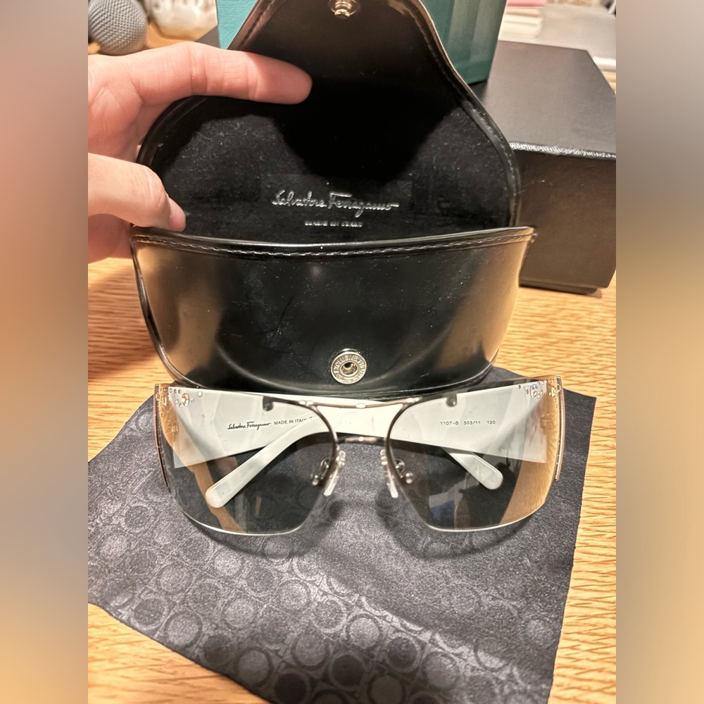 Salvation Ferragamo sunglasses with Swarovski crystals